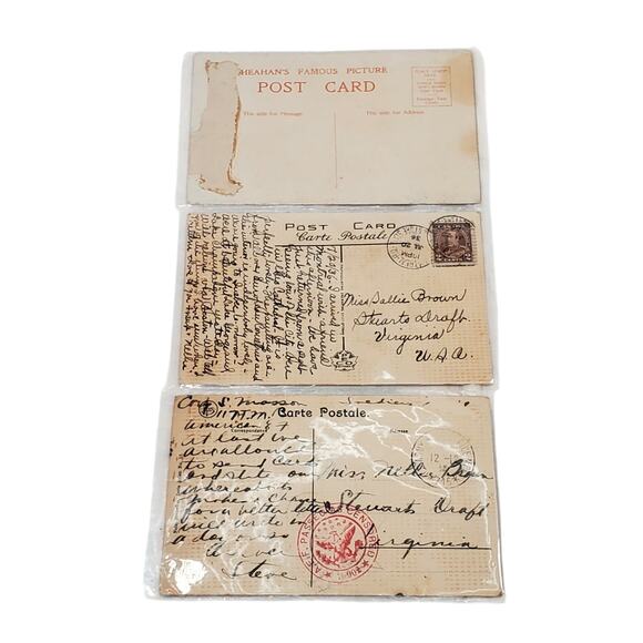 Junk Drawer Lot of 3 Vtg Cathedral Religious Spiritual Postcards 5.25" x 3.5" - Picture 4 of 4